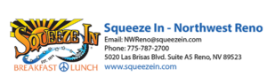 Squeeze In Northwest Reno Logo