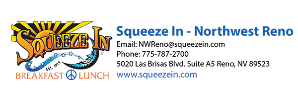 Squeeze In Northwest Reno Logo